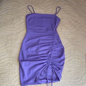 Purple mini dress